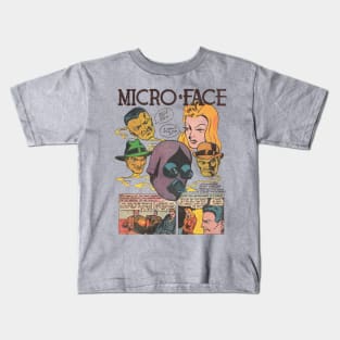 Micro Face #5 Kids T-Shirt